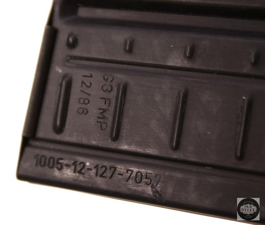 Two Portuguese Made 20rd HK G3 Magazines With Military Pouch - 4