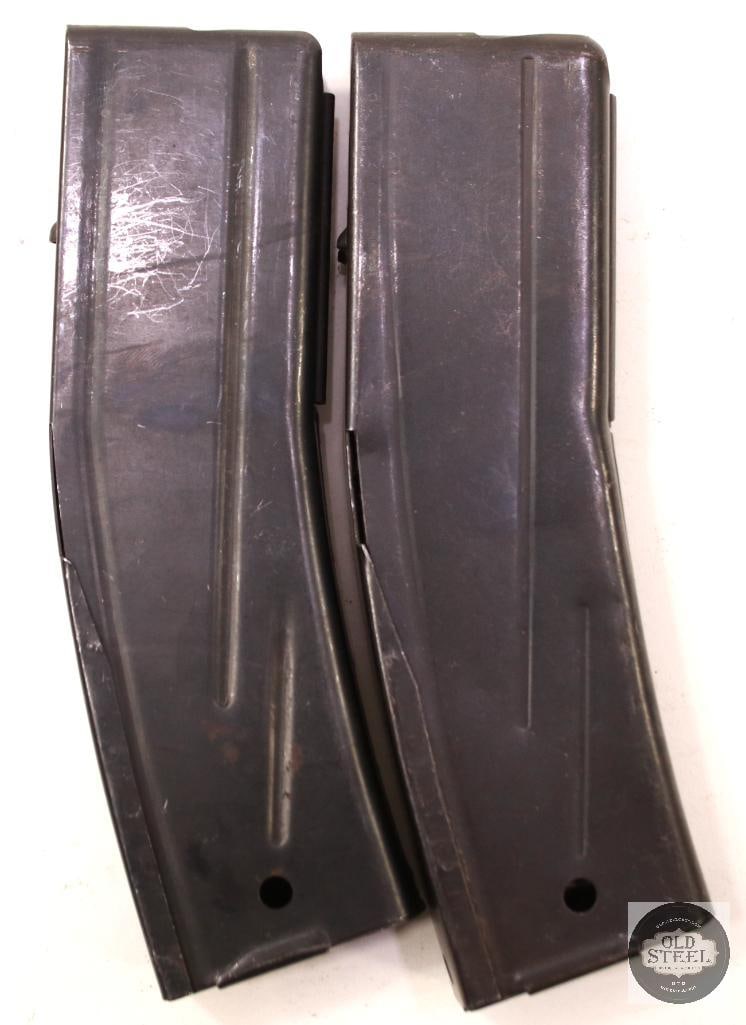 Two M1 Carbine Pattern 30 Round Magazines: Two 30-round magazines for the U.S. M1 Carbine. Military-pattern detachable magazines produced in the style of late-war and postwar service issue. THIS ITEM IS AS PICTURED WITH NO FURTHER