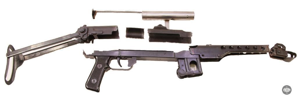 PPS-43 Sub Machine Gun Parts Kit 7.62x25 Tokarev: PPS-43 submachine gun parts kit chambered in 7.62x25 Tokarev. Deactivated kit consisting of original components intended for historical reference or compliant reconstruction. THIS ITEM IS