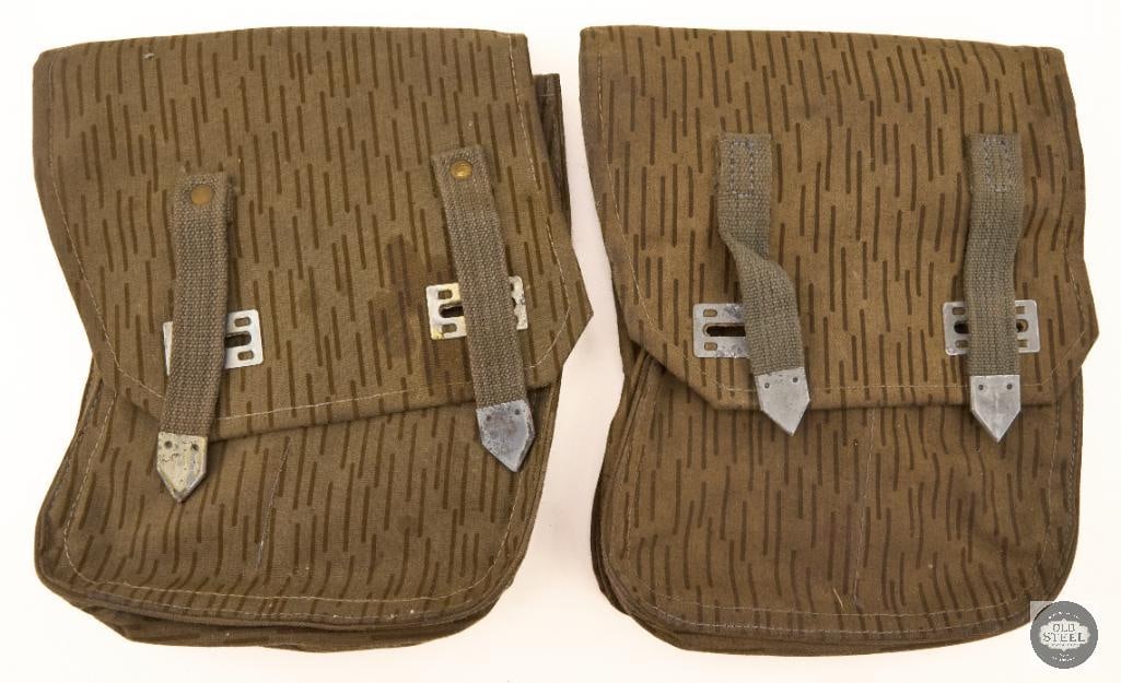 Pair of East German Strichtarn AK Pattern 4 cell Magazine Pouch (1 of 3)