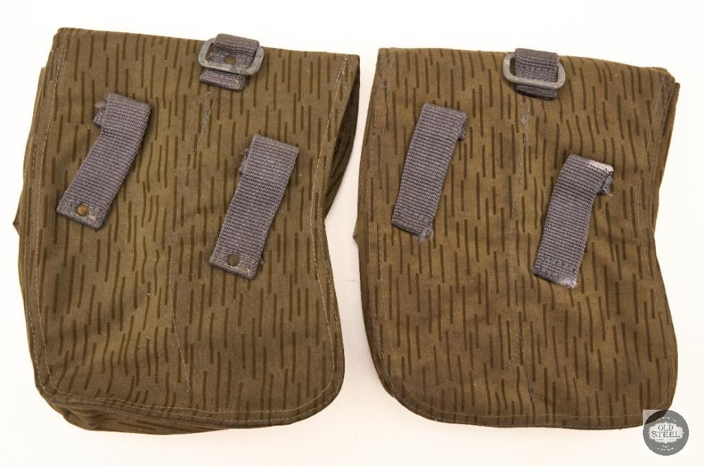 Pair of East German Strichtarn AK Pattern 4 cell Magazine Pouch - 2