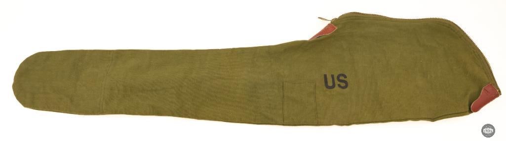 M1 Carbine carrying case, WWII canvas in green (1 of 2)