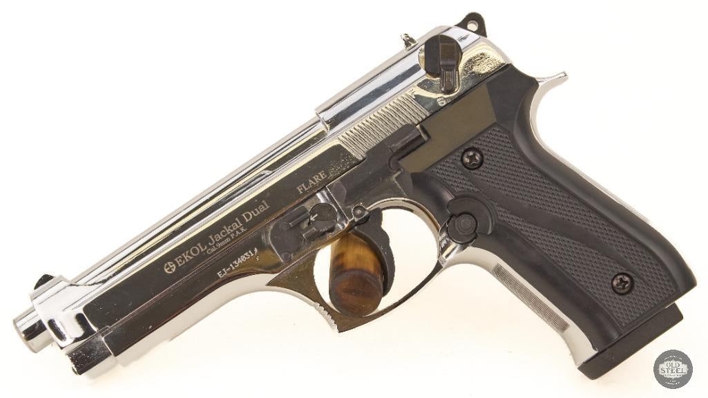 Blank firing pistol by Ekol Jackal Dual 9mm P.A.K. - 2