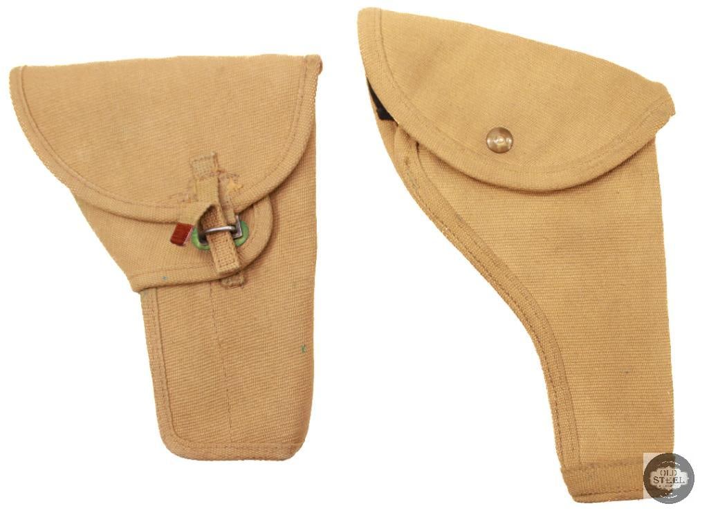 Canadian Inglis Hi Power Holster and British 455 Webley Holster (1 of 2)