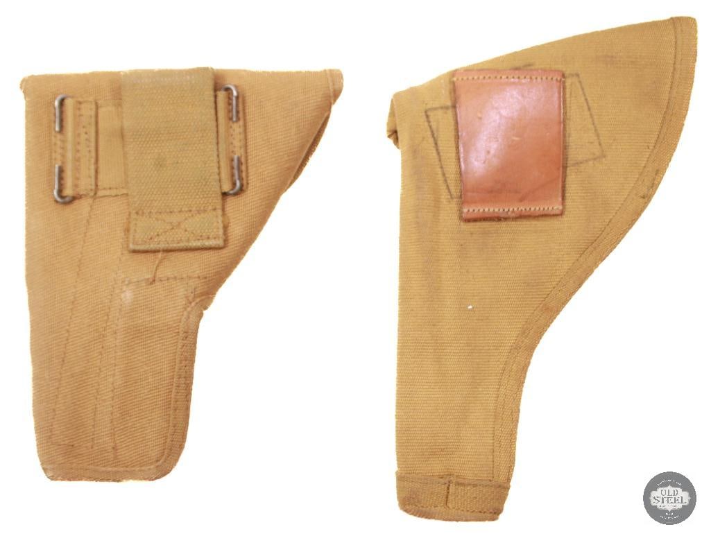 Canadian Inglis Hi Power Holster and British 455 Webley Holster - 2