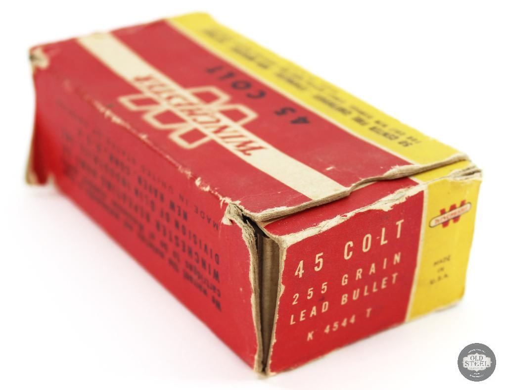 Vintage Winchester Box with Reloaded 45 Colt Ammunition - 50rds - 3