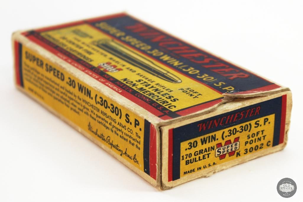 Winchester Vintage Box 30-30 WIN Super Speed 170gr SP Ammunition - 20rds - 2