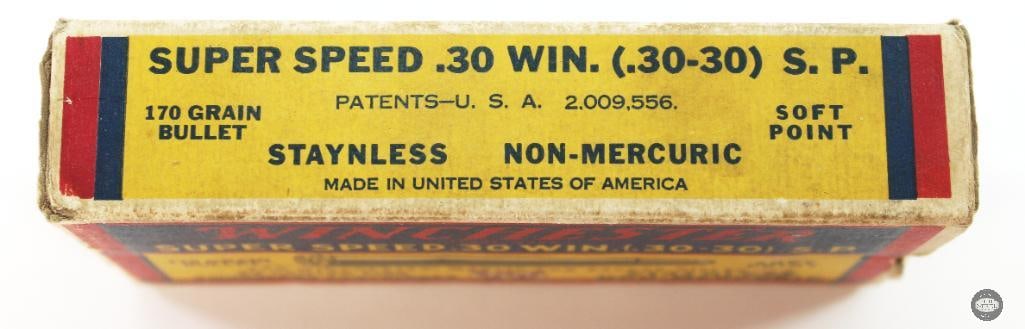 Winchester Vintage Box 30-30 WIN Super Speed 170gr SP Ammunition - 20rds - 4