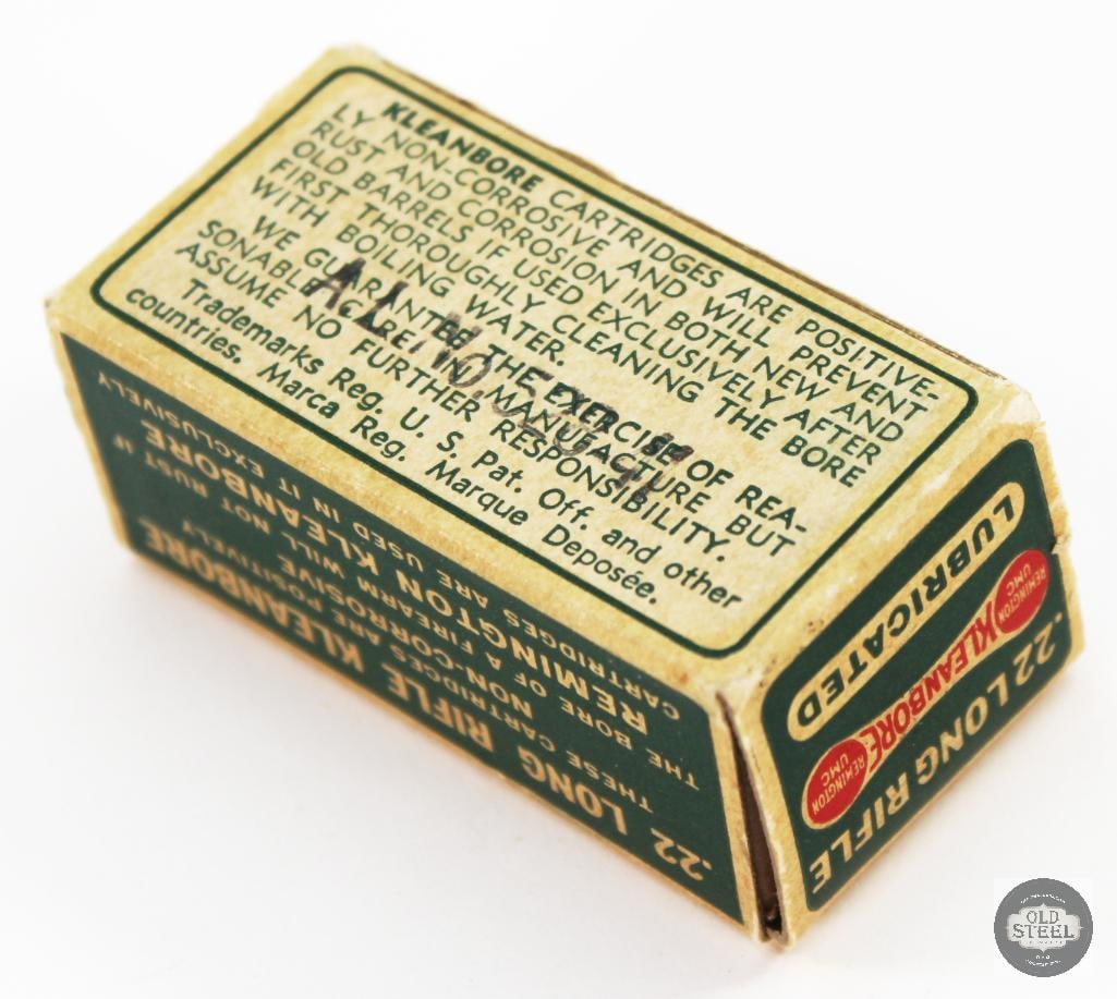 Collectible Box Remington UMC 22LR Lubricated Kleanbore Ammunition - 50rds - 2