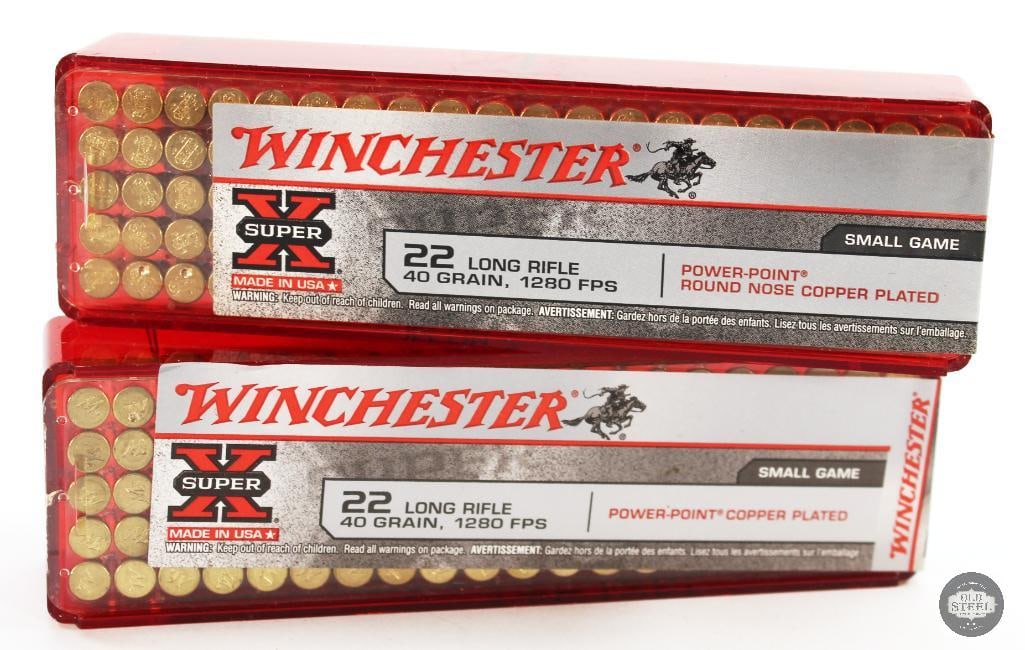 2 Boxes Winchester Super X 22LR 40gr Ammunition - 200rds (1 of 1)