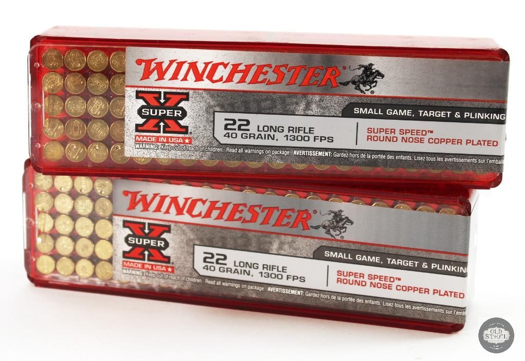 2 Boxes Winchester Super X 22LR 40gr Super-Speed Ammunition - 200rds (1 of 1)