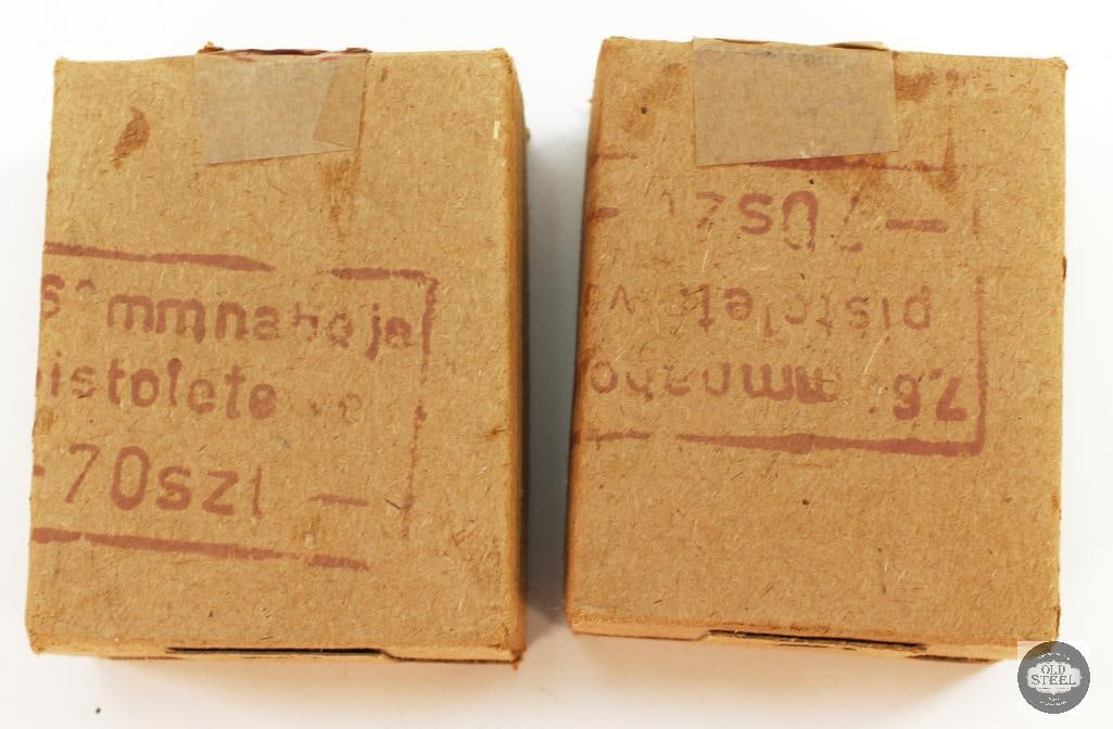 2 Boxes Polish 7.62x25 Tokarev Ammunition - 140rds (1 of 2)