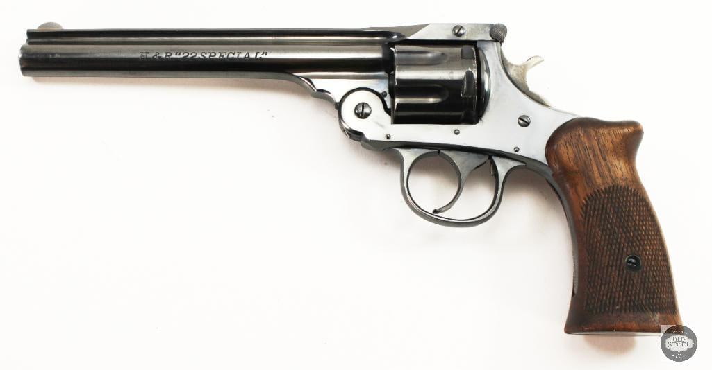 Harrington & Richardson H&R 22 Special 22 Rimfire Revolver with Braver Bros Leather Holster - C&R - 3