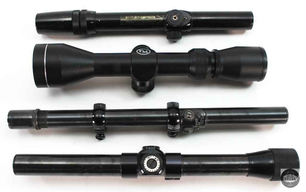 Lot of 4 Rifle Scopes (1 of 1)