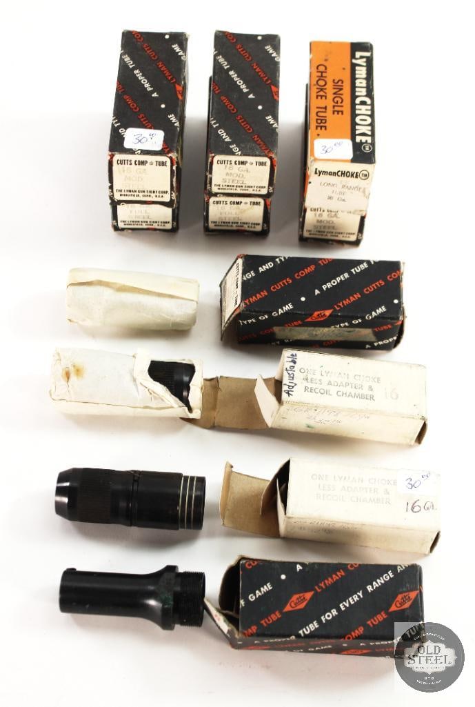 Lot of 10 Lyman and Cutts 16ga Choke Tubes in Boxes (1 of 1)