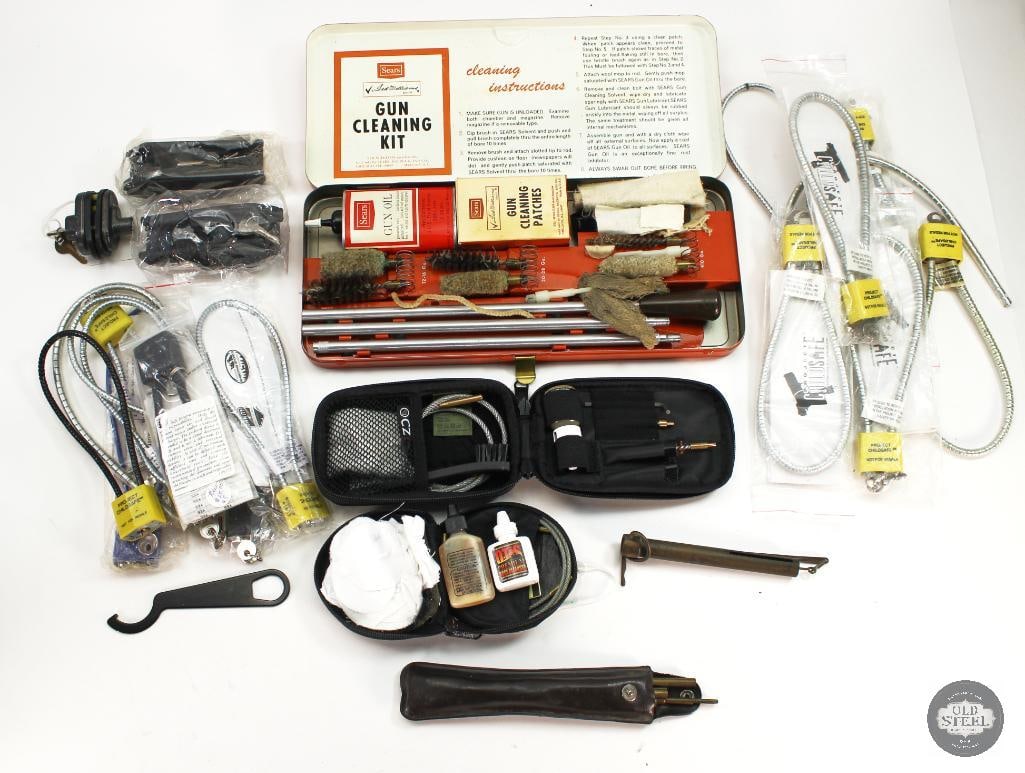 Various Gun Cleaning Tools and Gun Locks (1 of 1)