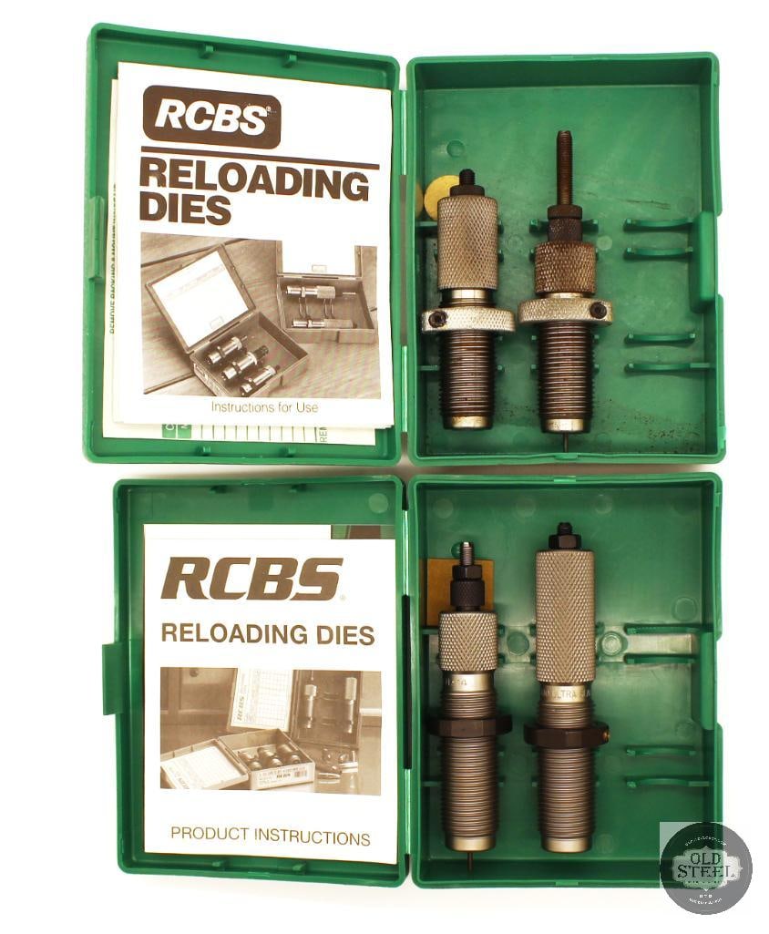 RCBS Reloading Dies - .308 WIN and 300 REM Ultra Mag - Seater and FL Sizers: Lot of 2 RCBS loading die sets. Both have a seater die and full length sizing die. One for the 308 WIN cartridge and the other for the 300 REM ULTRA MAG. 