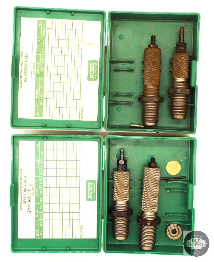 Lot of 2 RCBS Reloading Die Sets - 300 Weatherby Magnum and 280 Remington (1 of 2)