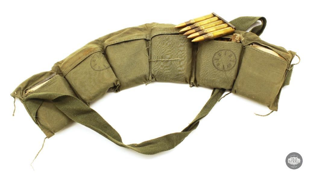 45rds Clipped 30-06 SPRG Ammunition in Bandoleer (1 of 1)