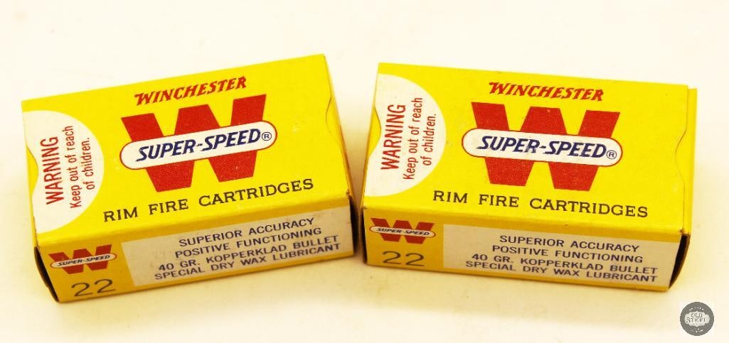 100rds Winchester Super-Speed 22LR Vintage Ammunition (1 of 1)