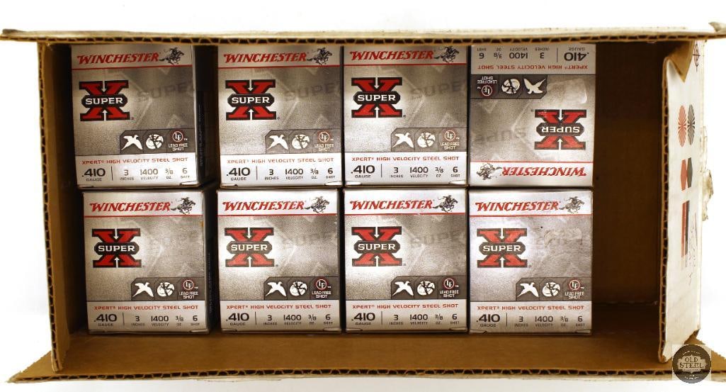 200rds Winchester Super-X 410ga 3 Inch 3/8oz No.6 Shot Ammunition: 200rds Winchester Super-X 410ga 3 Inch 3/8oz No.6 Shot Ammunition THIS ITEM IS AS PICTURED WITH NO FURTHER ATTACHMENTS. ALL SALES ARE FINAL. PLEASE RE
