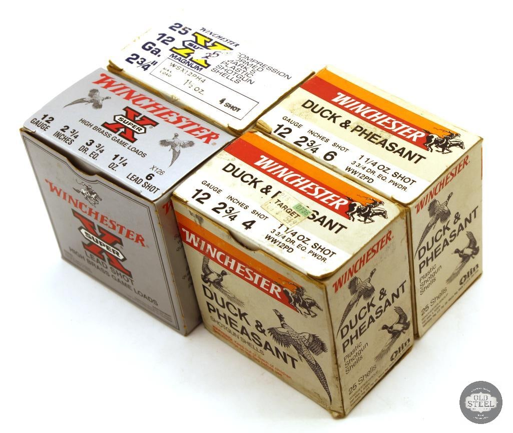 100rds Winchester 12ga 2-3/4in Shotshell Ammunition (1 of 1)