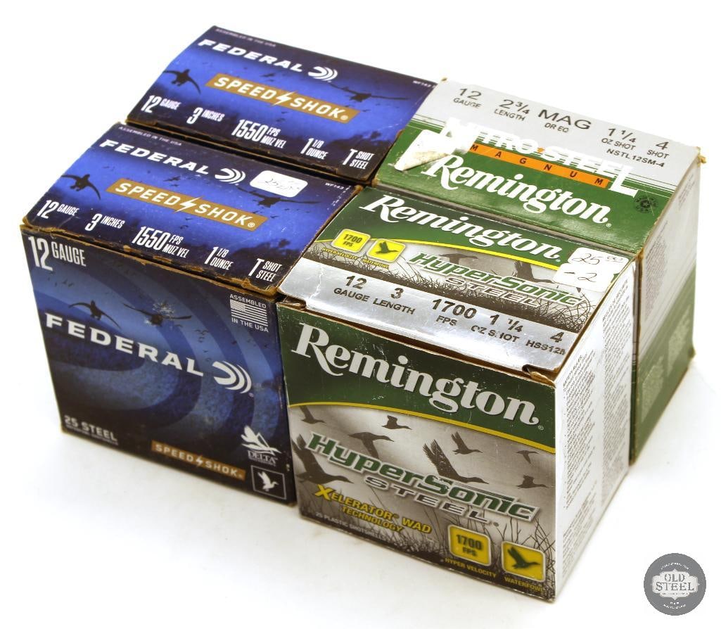 99rds 12ga 2-3/4in and 3in Shotshell Ammunition - Remington and Federal (1 of 1)