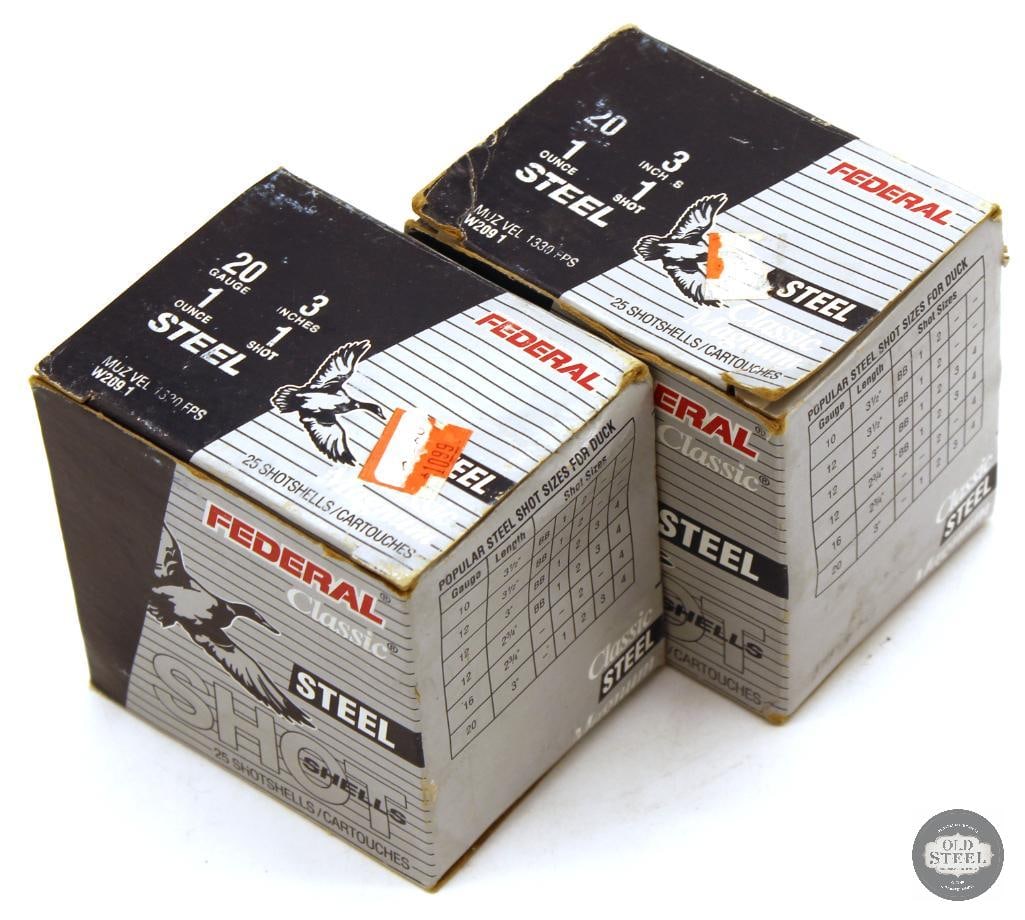 50rds Federal 20ga 3in 1oz No. 1 Shot Ammunition: 50rds Federal 20ga 3in 1oz No. 1 Shot Ammunition THIS ITEM IS AS PICTURED WITH NO FURTHER ATTACHMENTS. ALL SALES ARE FINAL. PLEASE REFER TO THE AUCTIO