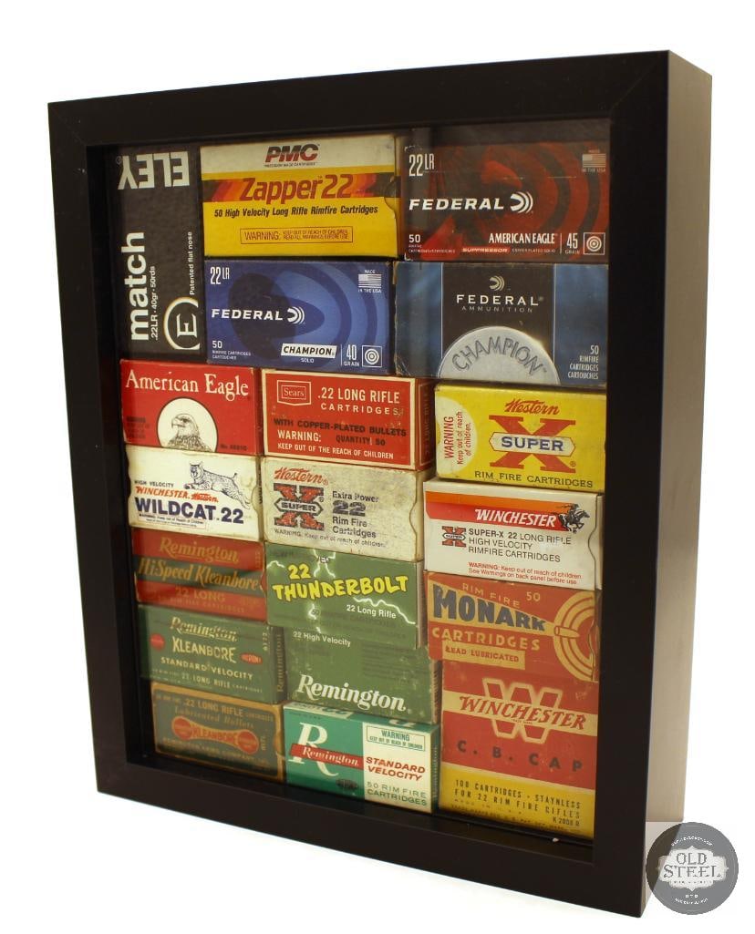 Various 22LR Ammunition in Display Case (1 of 1)