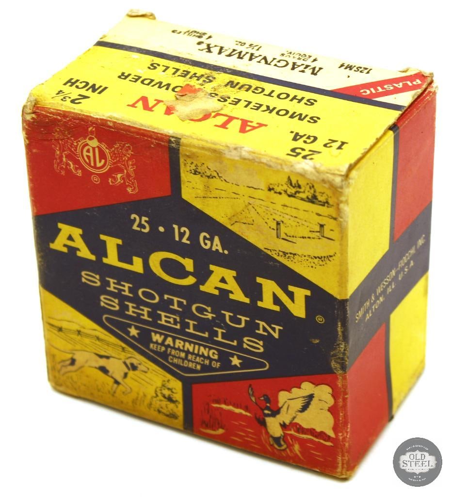 25rd Box Vintage Alcan 12ga 2-3/4in Magnamax Ammunition (1 of 1)