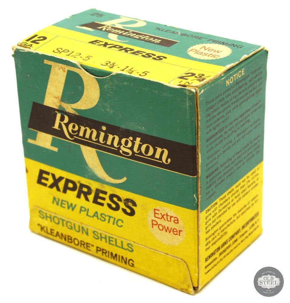 25rd Vintage Box Remington Express 12ga 2-3/4in Ammunition (1 of 1)