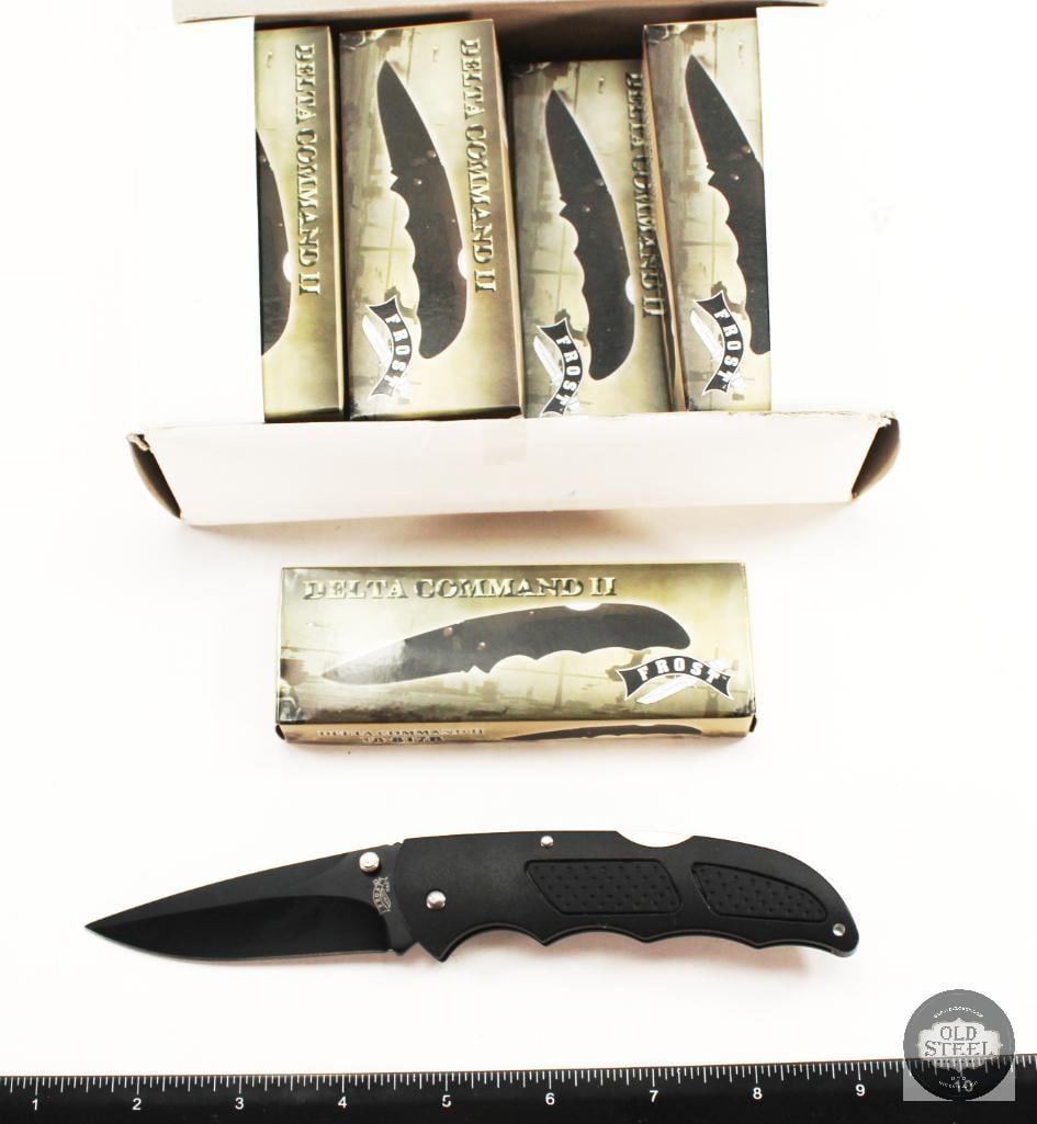 12 Pack Frost Cutlery Delta Command II Folding Knives NIB (1 of 3)