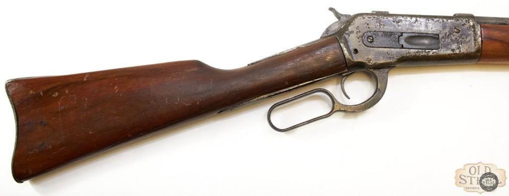 Winchester 1886 Lever Action Rifle 1890 MFG Wall Hanger Antique - 3