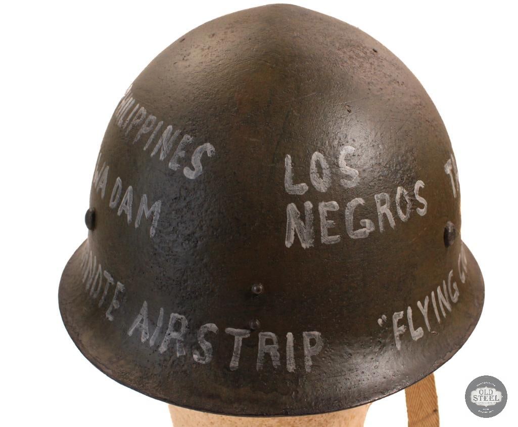 WWII Japanese Navy Steel Helmet - 3