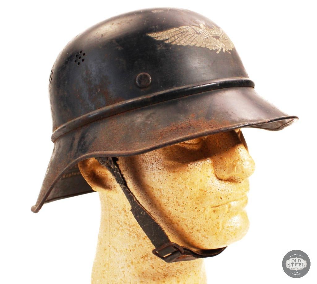 Luftshuts 3 piece gladiator style helmet WWII German (1 of 7)