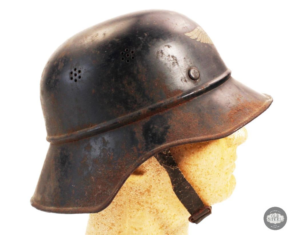 Luftshuts 3 piece gladiator style helmet WWII German - 2