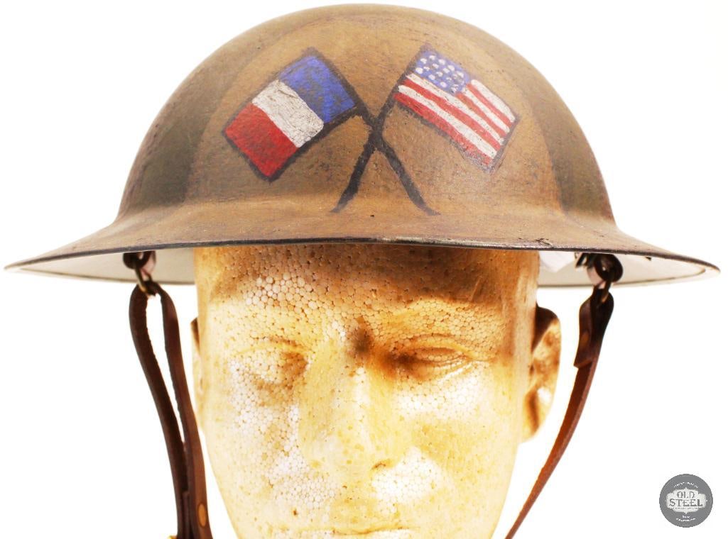 1917 Brodie Helmet Original shell - 5