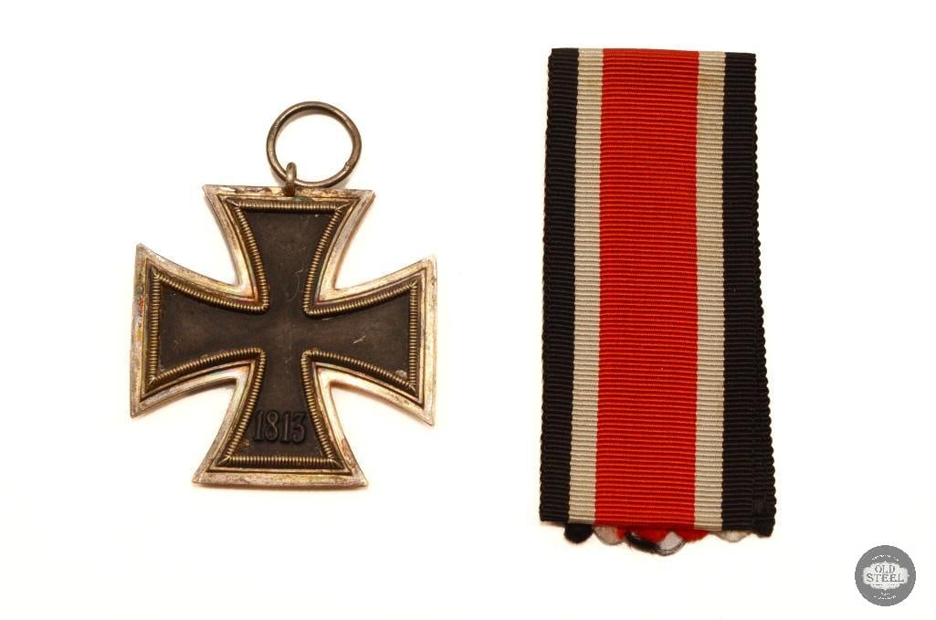 Original Iron Cross 2nd Class Medal and Ribbon - WWII German - 2