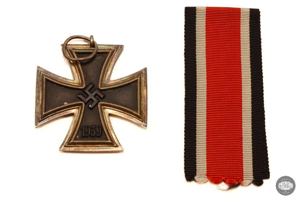 Original Iron Cross 2nd Class Medal and Ribbon - WWII German - 3