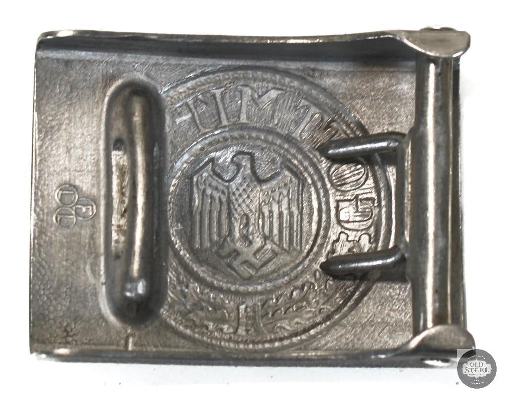 Original Gott Mit Uns Belt Buckle German WWII - 2