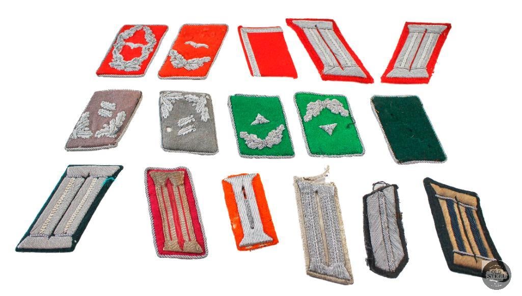 Lot of Original Kuff Insignias WWII German: Lot of Original Kuff Insignias WWII German THIS ITEM IS AS PICTURED WITH NO FURTHER ATTACHMENTS. ALL SALES ARE FINAL. PLEASE REFER TO THE AUCTION DESCRIPTION, LOT #1 DESCRIPTION AND