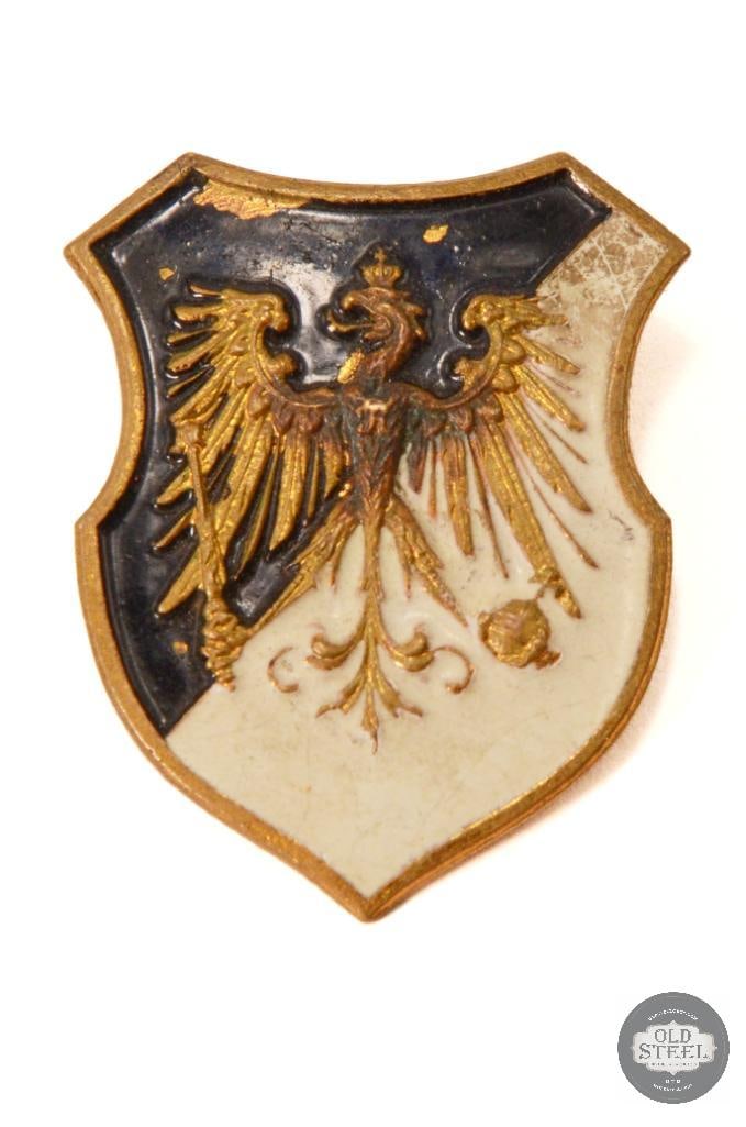 Preussische Landeskriegerverband - Prussian Veterans Association - Membership Badge: This lot displays a Prussian Veterans Association membership badge, likely from the post-WWI Weimar Republic era (1920s). THIS ITEM IS AS PICTURED WITH NO FURTHER ATTACHMENTS. ALL