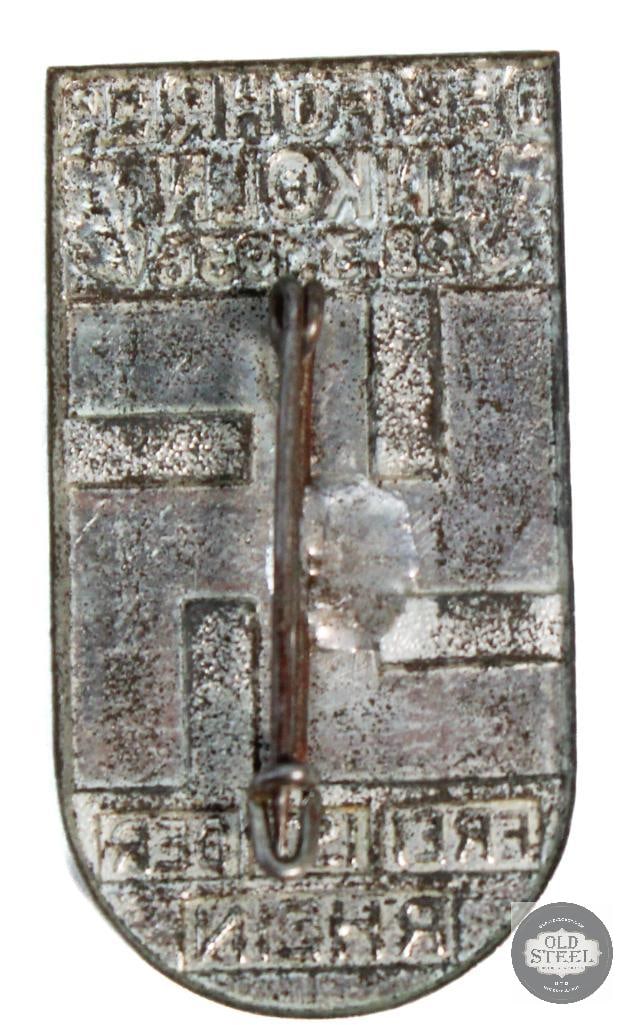 painted steel german der Fuher in koln 1936 tinnie WWII German Tinnie - 2