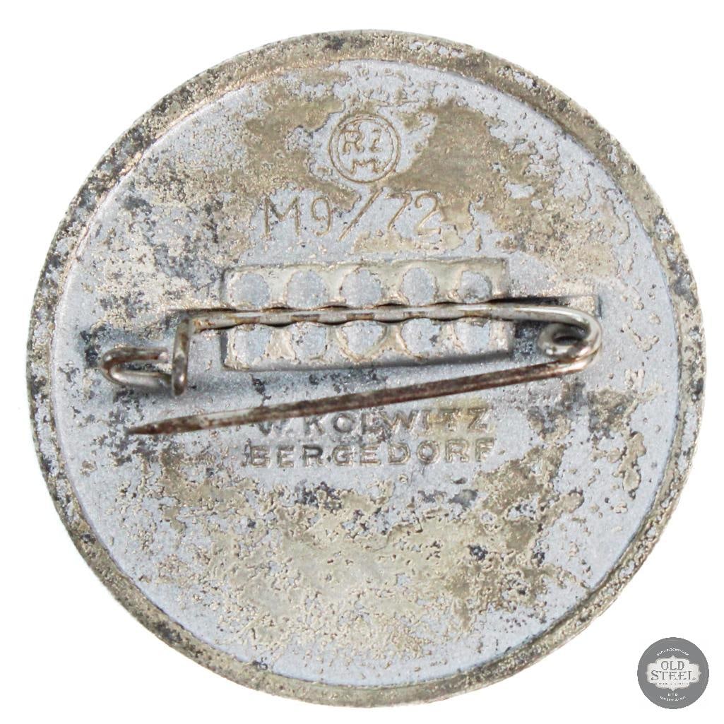 1939 Reichspartei propaganda medal made by RZM WWII German - 2