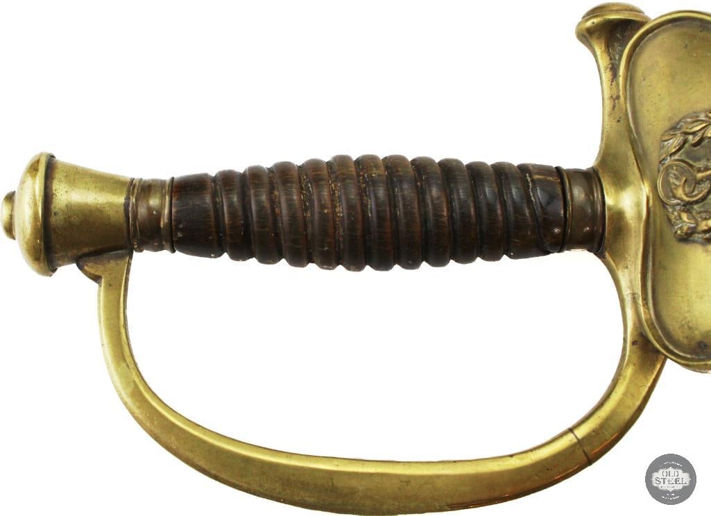 French Officers Sword W/ Folding Guard & Scabbard - 2