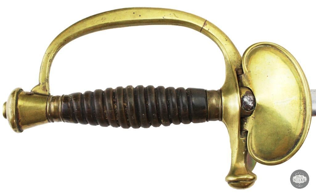 French Officers Sword W/ Folding Guard & Scabbard - 4