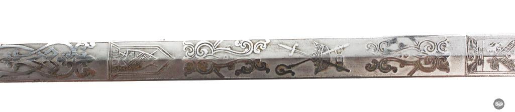 Patriachs Militant Independant Order of Odd Fellows Ceremonial Sword & Scabbard - 11