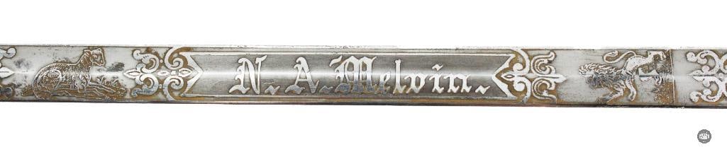 Patriachs Militant Independant Order of Odd Fellows Ceremonial Sword & Scabbard - 7