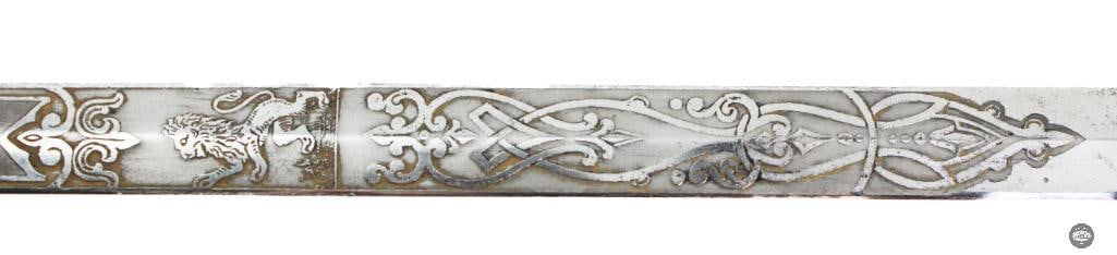 Patriachs Militant Independant Order of Odd Fellows Ceremonial Sword & Scabbard - 8