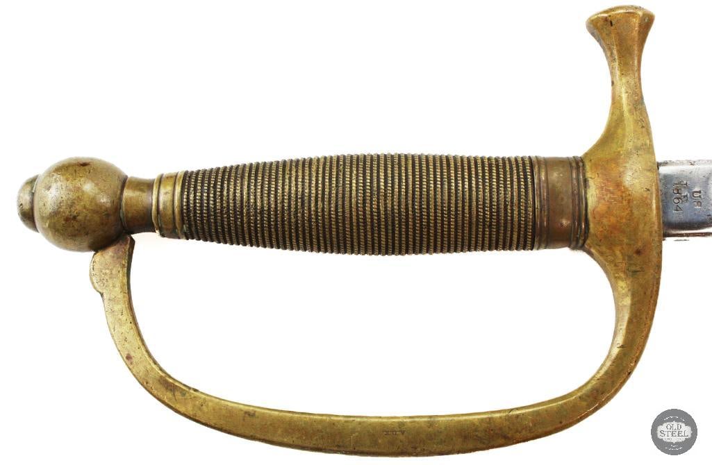 Civil War 1864 Musicians NCO Sword W/ New Made Scabbard - 2